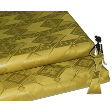 Discount Knit Custom Jacquard Brocade Fabric Alibaba Stock Price Bazin Riche Nigeria Style